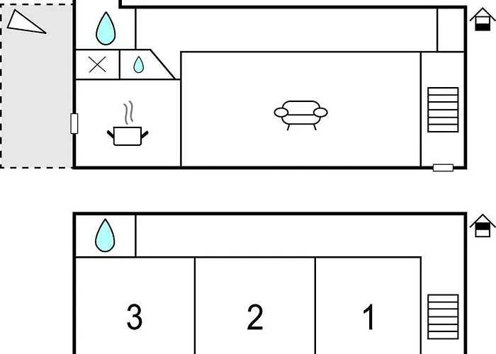 In With Kitchen Hébergement de vacances Canchy (Calvados)